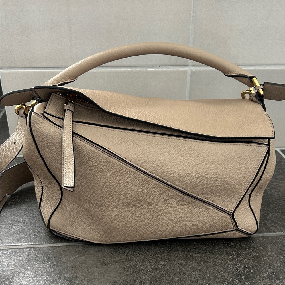 Loewe Tan Puzzle Shoulder Bag